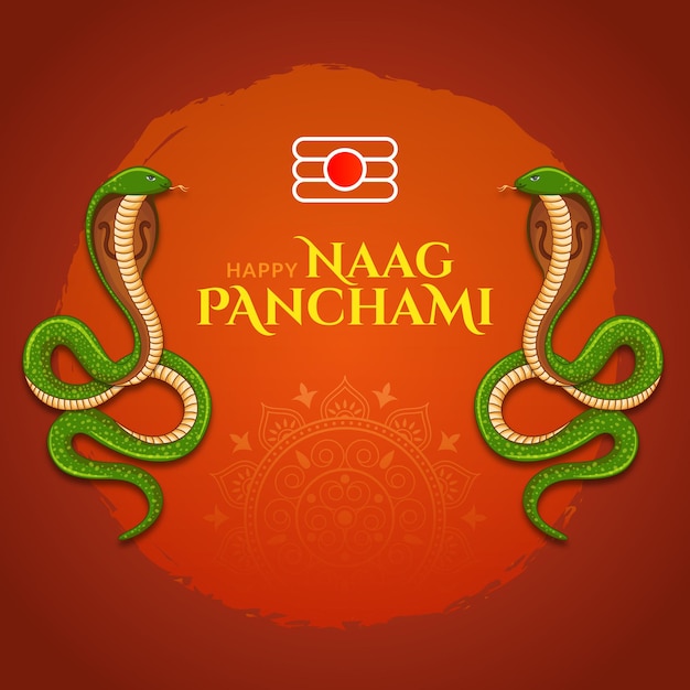 Frohes naag panchami indianerfest