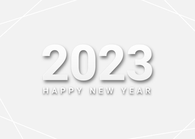 Frohes neues Jahr 2023 Social-Media-Cover-Vorlage