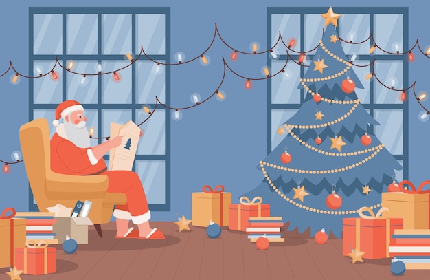 Frohes Neues Jahr und Frohe Weihnachten Banner-Konzept.