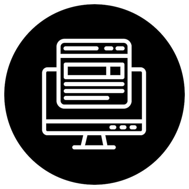 Front-End-Vektor-Ikonen-Design-Illustration