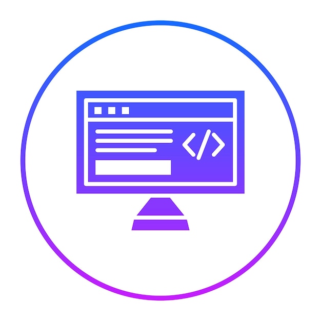 Frontend-Entwicklungsvektorillustration