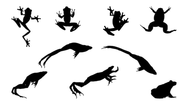 Frosch Silhouette