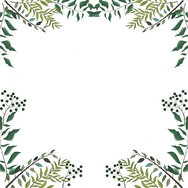 Frühlingsblumenrahmen