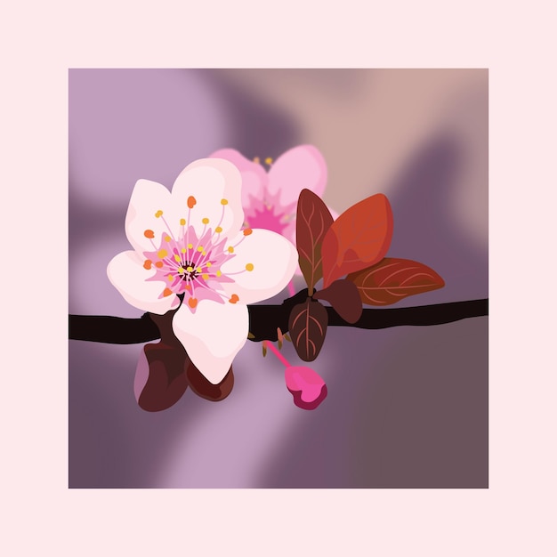 Frühlingssammlung Blüten Kirschblüte