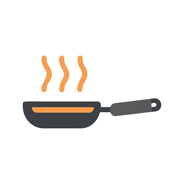 Frypan-Symbol und Frypan-Illustration