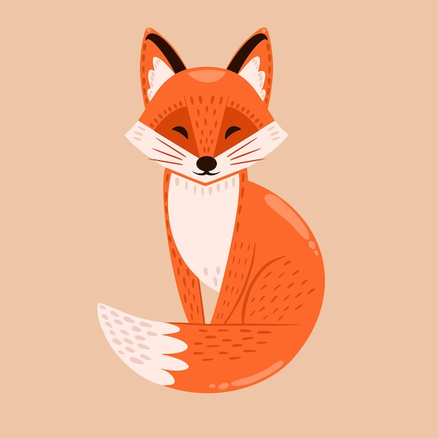 Fuchs-Cartoon-Figur