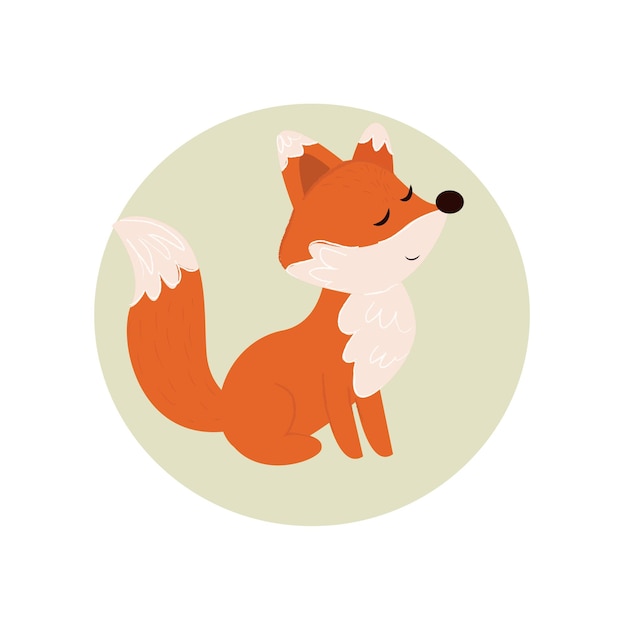 Fuchs Fuchs Vektor Illustration Tier