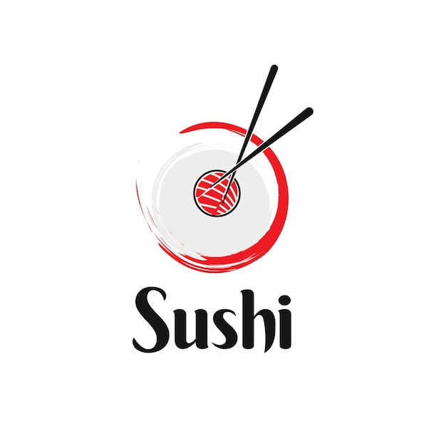 Für orientalisches japanisches restaurant sushi-logo-design
