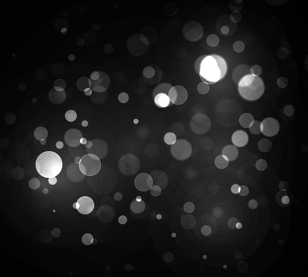 Funkelnde magische Staubpartikel. Abstrakter Hintergrund mit Bokeh-Effekt