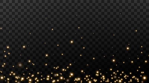 Funkelnde Sternenlichtillustration