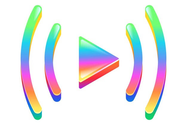 Funktionales Musik-bezogenes Aufkleber-Design