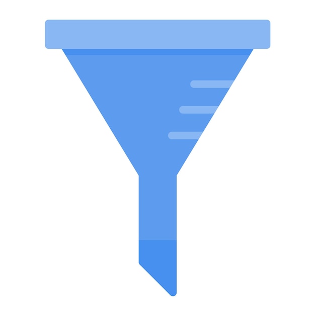 Funnel-vektor-illustrationsstil