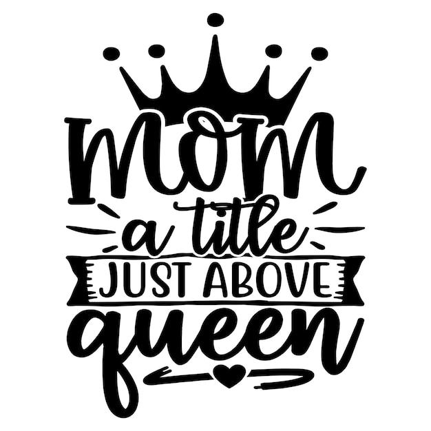 Vektor funny mom svg-design