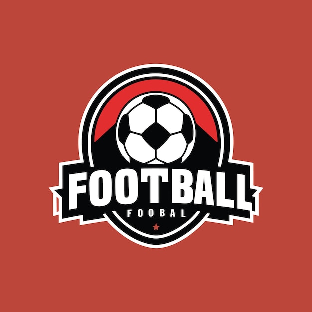 Fußball-Abzeichen flache Ikone
