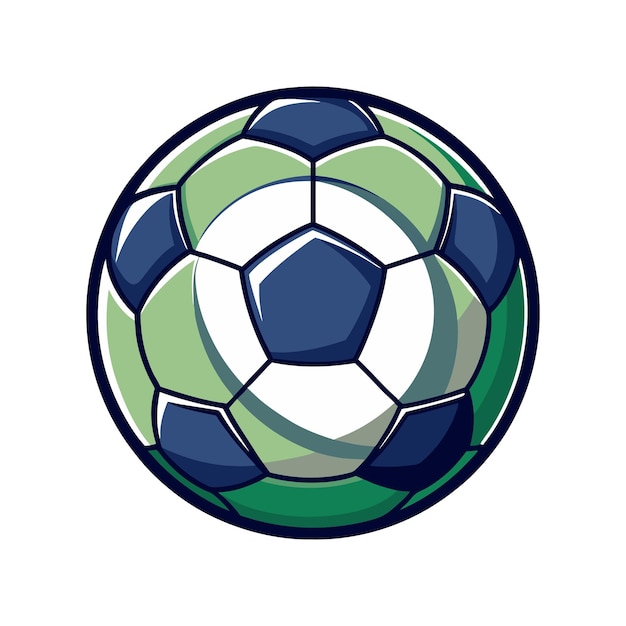 Fußball-Clipart-Vektor für Sportdesignprojekte