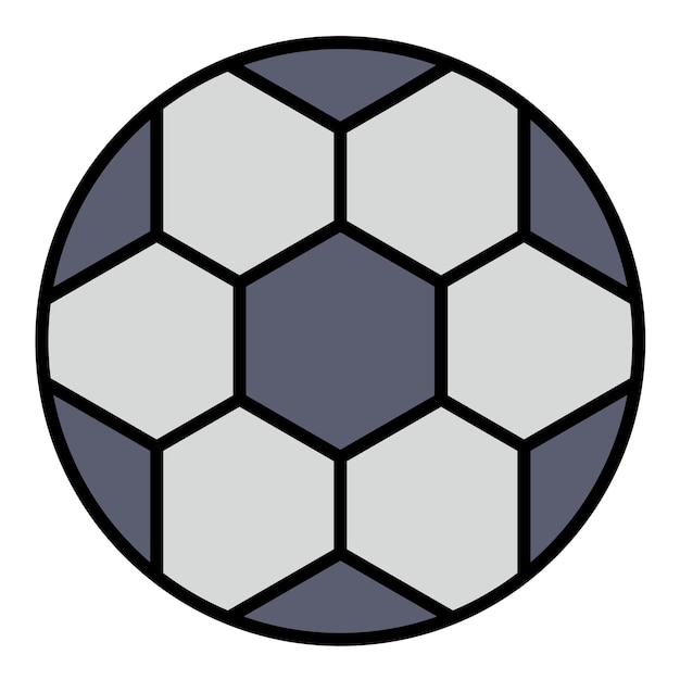 Vektor fußball-flat-illustration