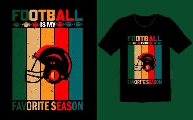 Fußball ist mein lieblingssaison-t-shirt-design