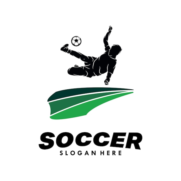 Vektor fußball-logo-design-vorlagen