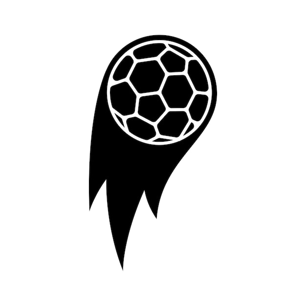 Vektor fußball-symbol-logo-design-vorlage