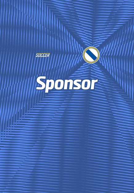 Fußball-trikot-design für sublimation