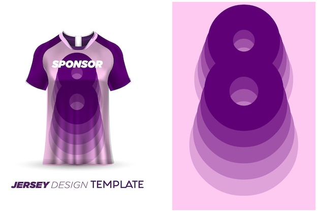 Fußball-Trikot-Fußballtrikot-Sport-Trikot-Vorlage Fußball-Trikot-Design