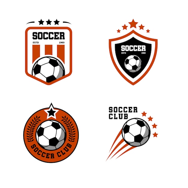 Fußball Vorlage Logo Design
