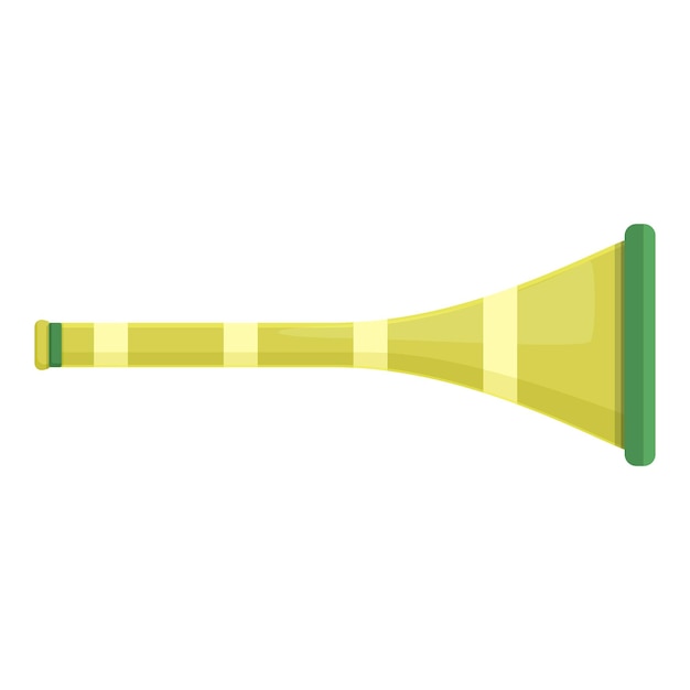 Fußball-vuvuzela-symbol cartoon-vektor fan-trompete-horn-party