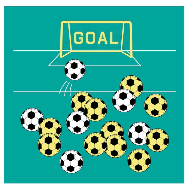 Fußballtor drucken
