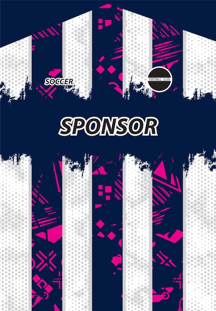 Fußballtrikot-Design für Sublimation