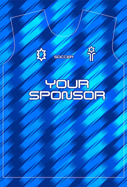 Fußballtrikot-design für sublimation