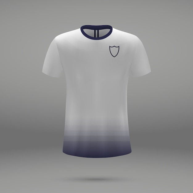 Fußballtrikot Tottenham Hotspur, Trikotvorlage für Fußballtrikot