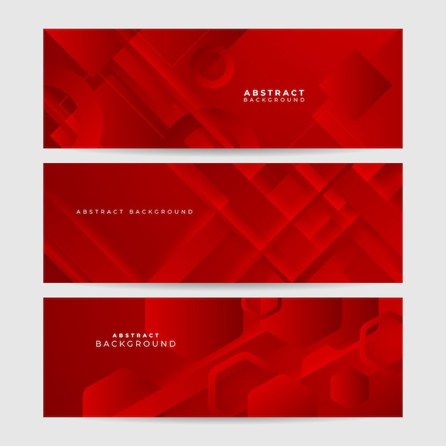 Futuristische Technologie, digital, abstrakt, rot, farbenfrohes Design-Banner. Abstrakter roter Banner-Hintergrund mit Partikeln und Wellenformen. Vektor-abstrakte Grafikdesign-Banner-Muster-Hintergrund-Web-Vorlage