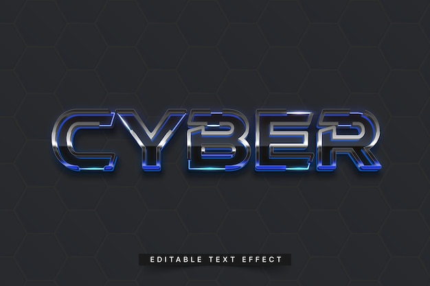 Futuristischer 3D-Texteffektgenerator
