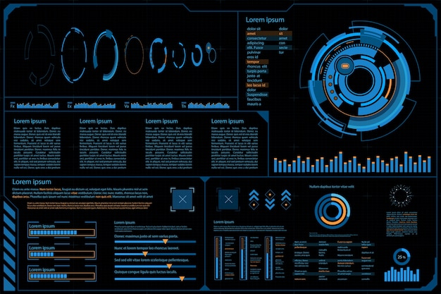 Futuristischer abstrakter hintergrund