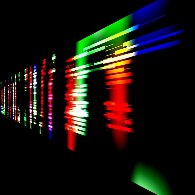futuristischer Laser-Netzwerk-Licht-abstrakter Technologie-Hintergrund