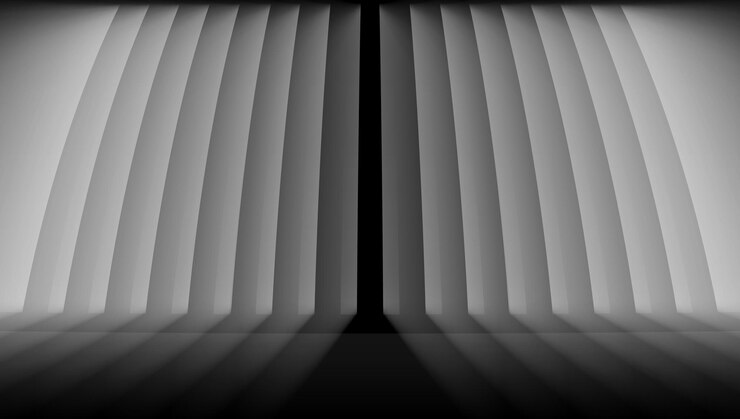 Vektor futuristischer licht- und nebelgitterlinienhintergrund