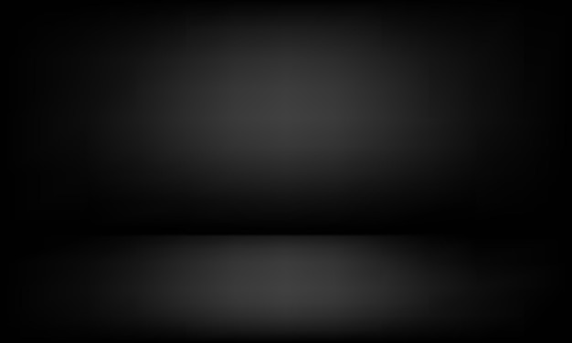 Futuristisches schwarzes Licht Gradient Wand und Boden Hintergrund Cool Tone Tapeten-Effekt mit diffusem