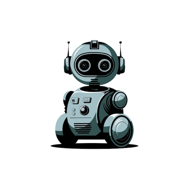 Futuristisches Vektor-AI-Roboter-Design