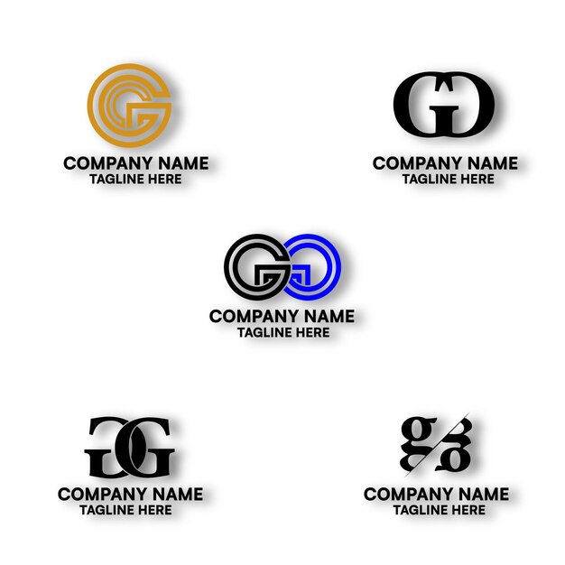 G logo-design-vorlagen