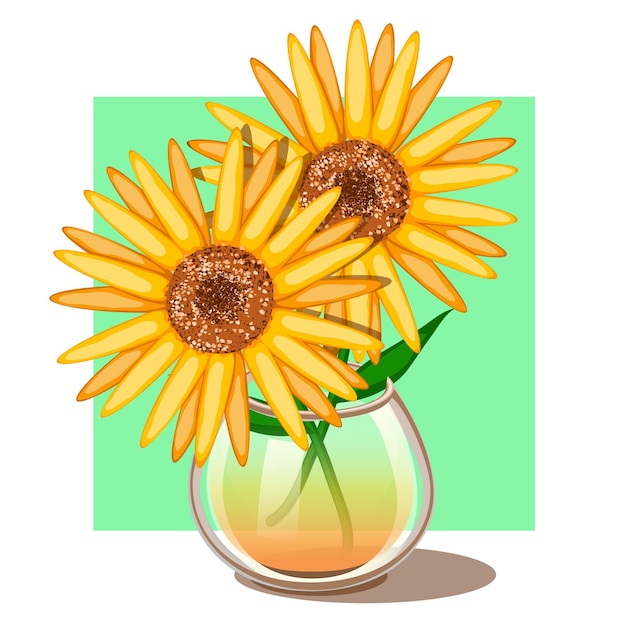 Gänseblümchen gerbera blumenillustration