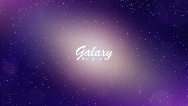 Galaxy purple background