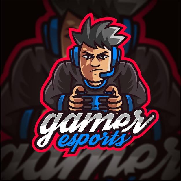 Gamer esport gaming logo