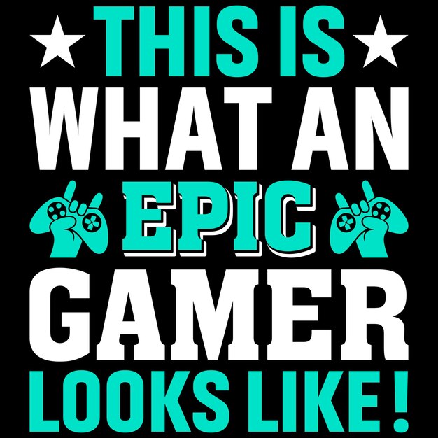 Gamer-t-shirt-design-vorlage.