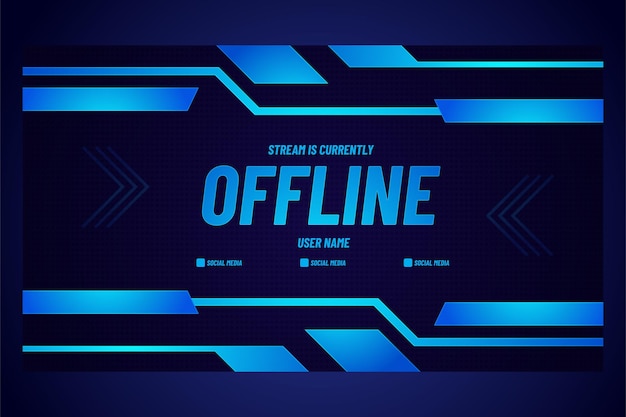 Gamers Offline-Bildschirm für Twitch