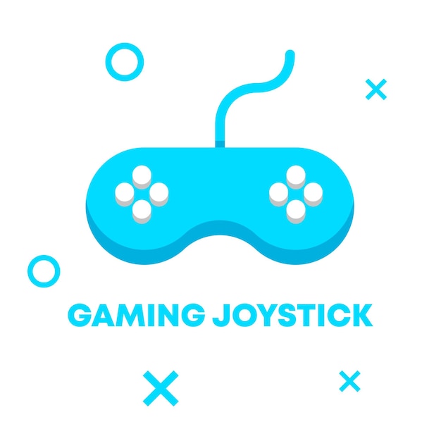 Gaming joytick flaches logo