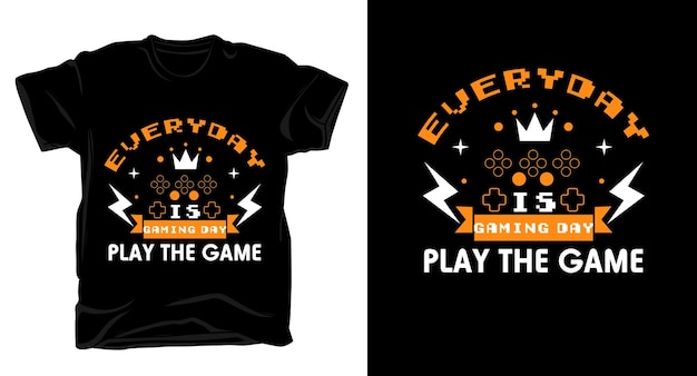 Gaming kreatives t-shirt-design