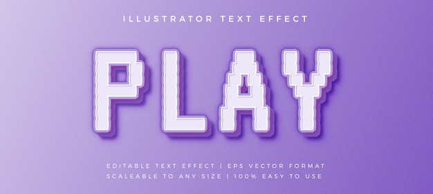 Gaming pixel text style schriftart effekt