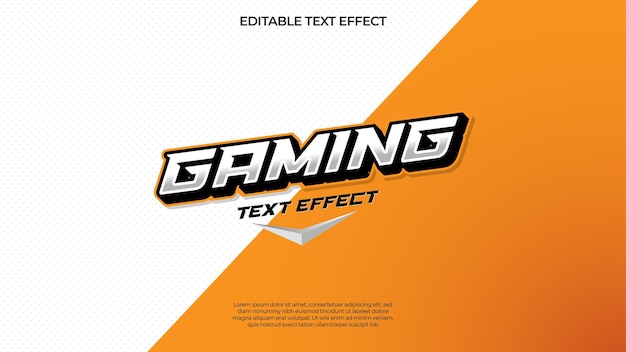 Gaming texteffekt für ihr logo