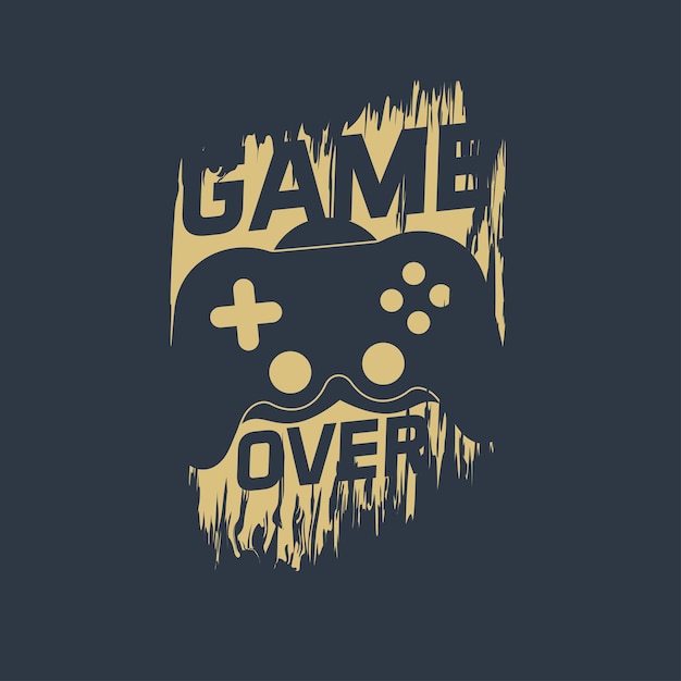 Gaming-vektorgrafik für t-shirt-design