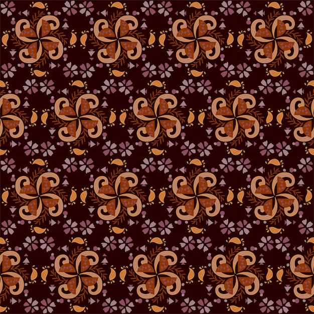 Garten natur seamless pattern blumenhintergrund damask aboriginal ornament art